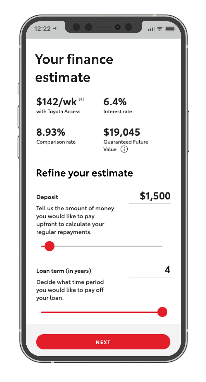 complete form phone screen step by step shot